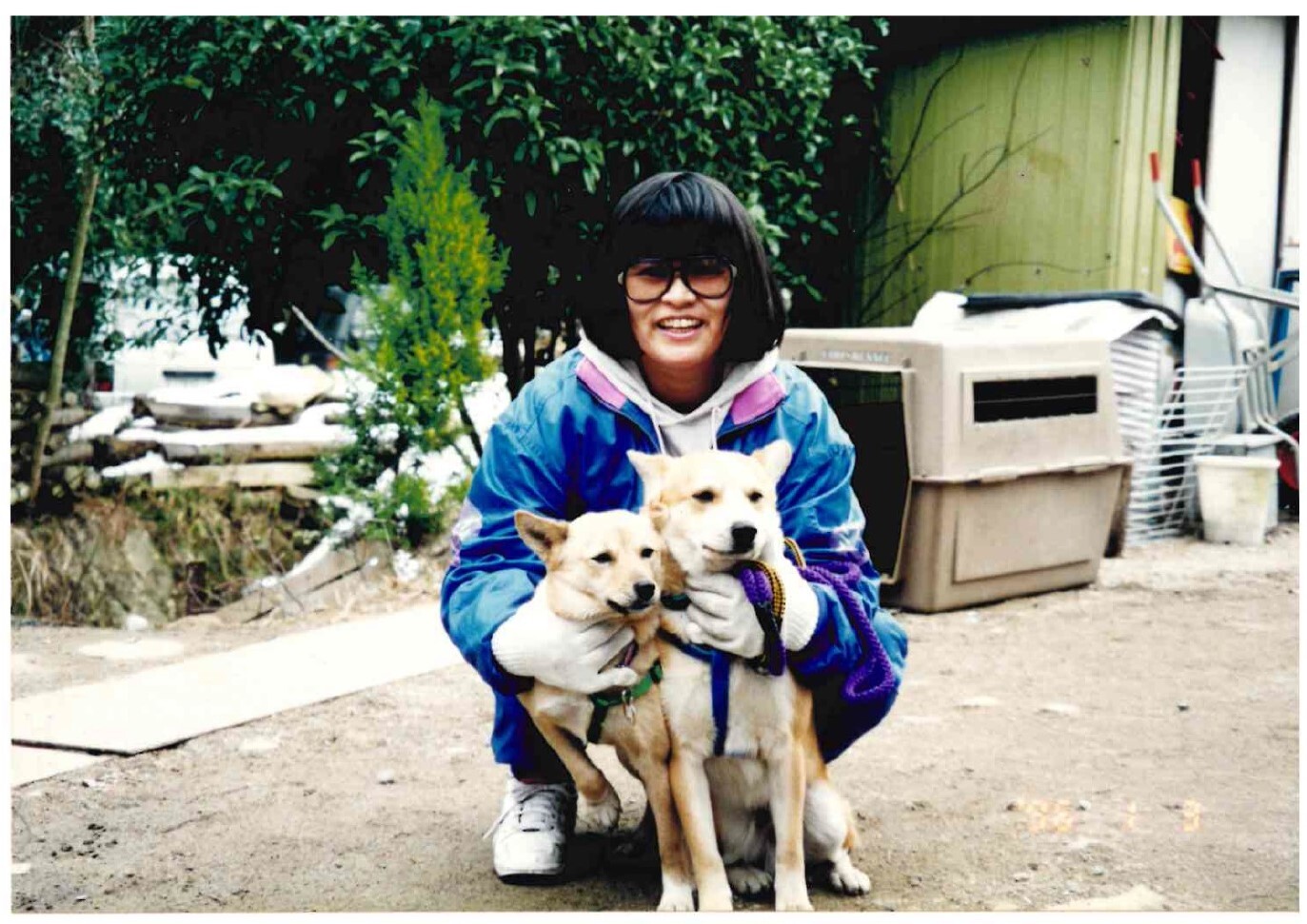 スタッフと一緒に